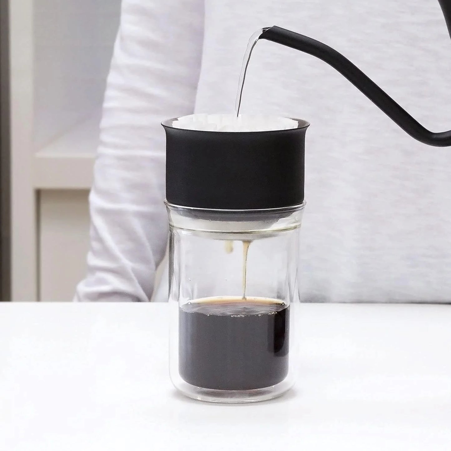 Fellow Stagg [X] Plastic Free Pour-Over Coffee Maker Set, 1-2 Servings