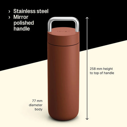 Fellow Carter Carry Ceramic Lined Travel Coffee Mug 20 oz - Sienna