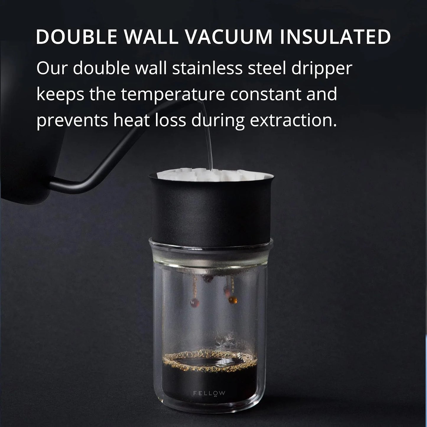 Fellow Stagg [X] Plastic Free Pour-Over Coffee Maker Set, 1-2 Servings