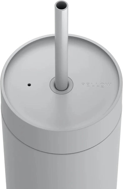 Fellow Carter Cold 20 oz Ceramic Lined Coffee Tumbler with Straw Lid