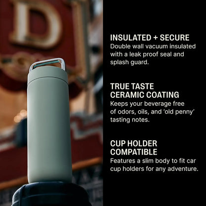 Fellow Carter Carry Ceramic Lined Travel Coffee Mug 20 oz - Mint Chip