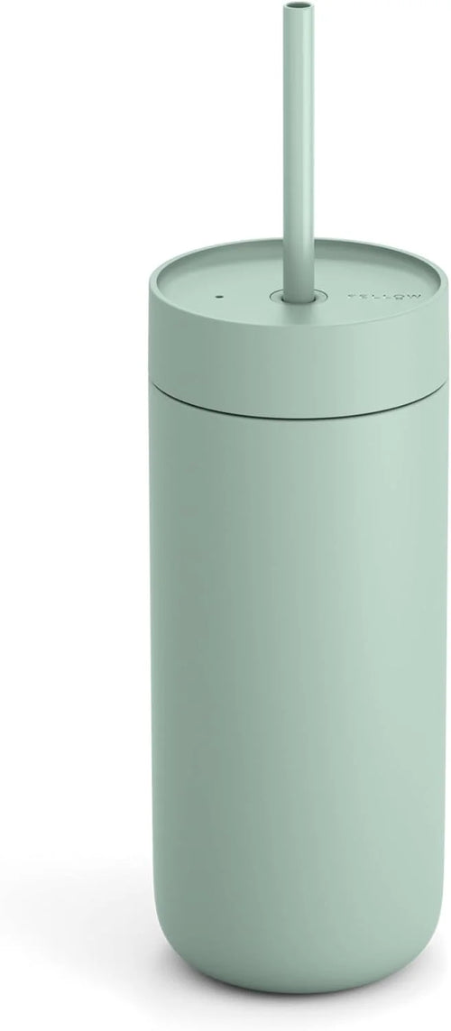 Fellow Carter Cold 20 oz Ceramic Lined Coffee Tumbler with Straw Lid