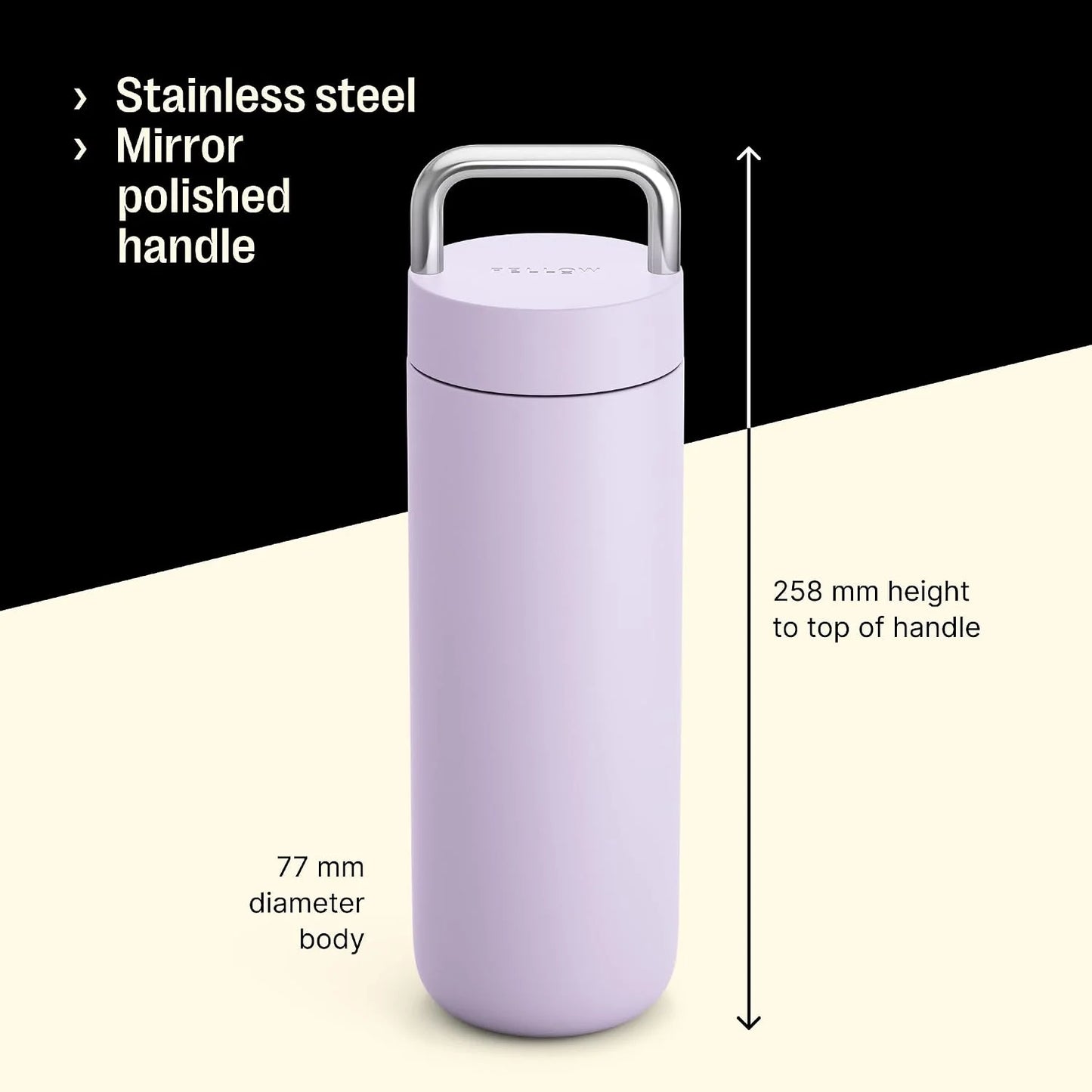 Fellow Carter Carry Ceramic Lined Travel Coffee Mug 20 oz - Peri Twinkle