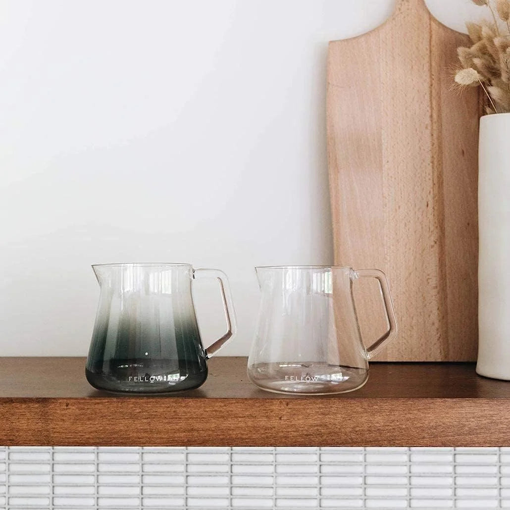 Fellow Hand-Blown Glass Coffee Carafe, 16.9 oz Pour Over Server