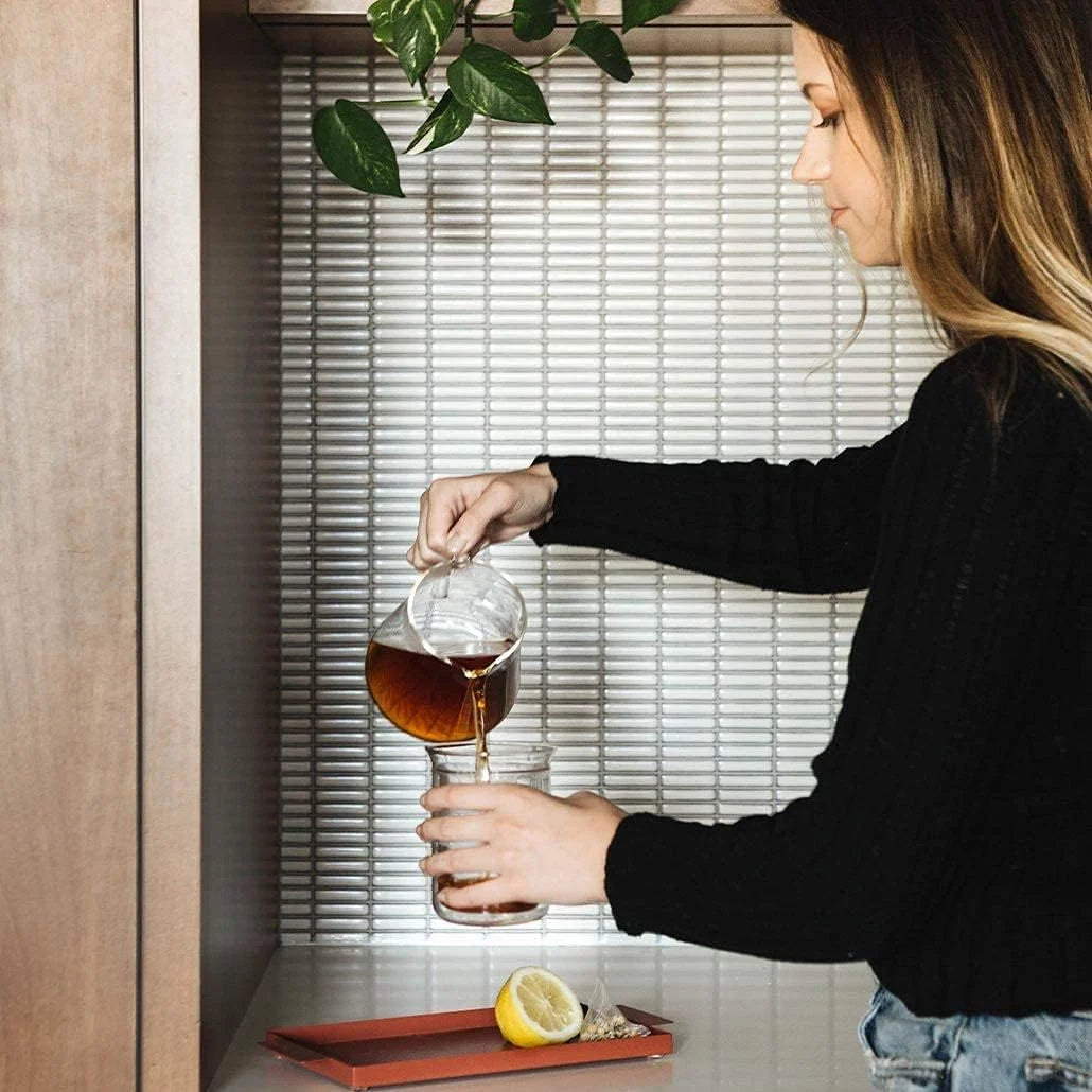 Fellow Hand-Blown Glass Coffee Carafe, 16.9 oz Pour Over Server