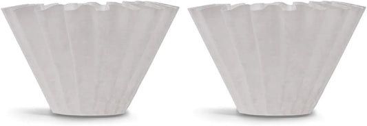 Fellow Stagg [X] Pour Over Coffee Paper Filters – 45 Count Flat Bottom Disposable Filters for Stagg X Dripper, Clean Brew, Easy Separation, Made in USA (Pack of 2)