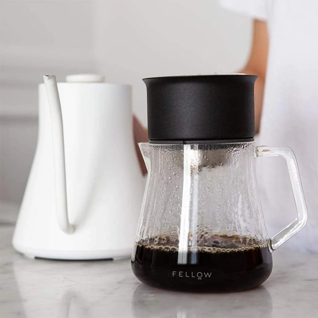 Fellow Hand-Blown Glass Coffee Carafe, 16.9 oz Pour Over Server