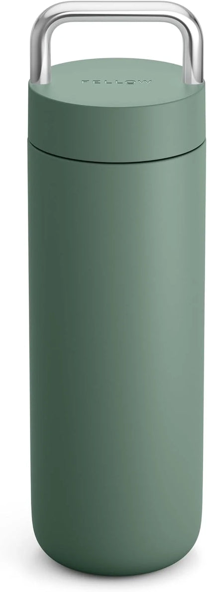 Fellow Carter Carry Ceramic Lined Travel Coffee Mug 20 oz - Smoke Green