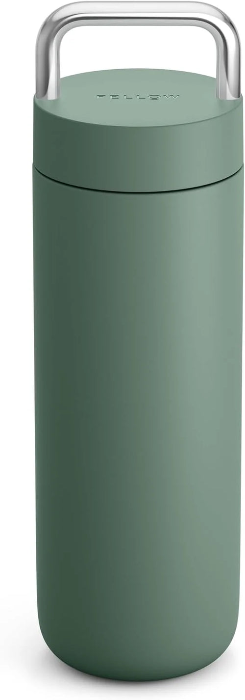 Fellow Carter Carry Ceramic Lined Travel Coffee Mug 20 oz - Smoke Green